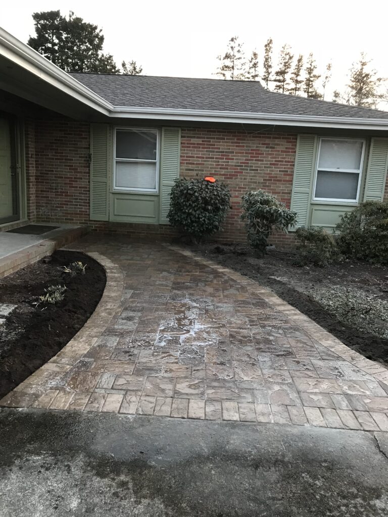 Hardscape and stonework detail